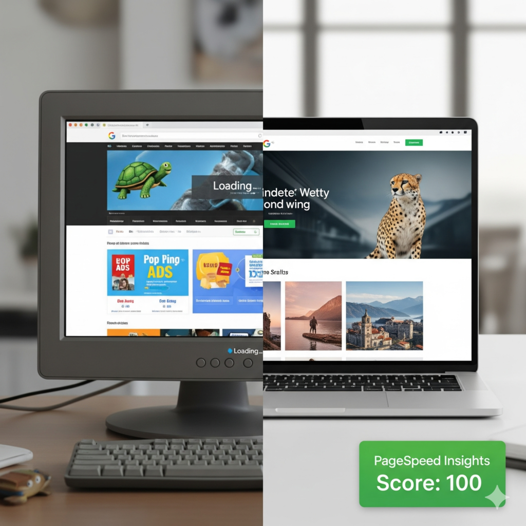 fast loading website