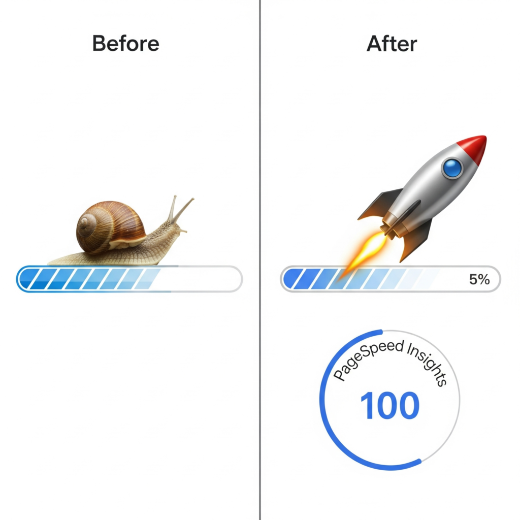 fast loading website