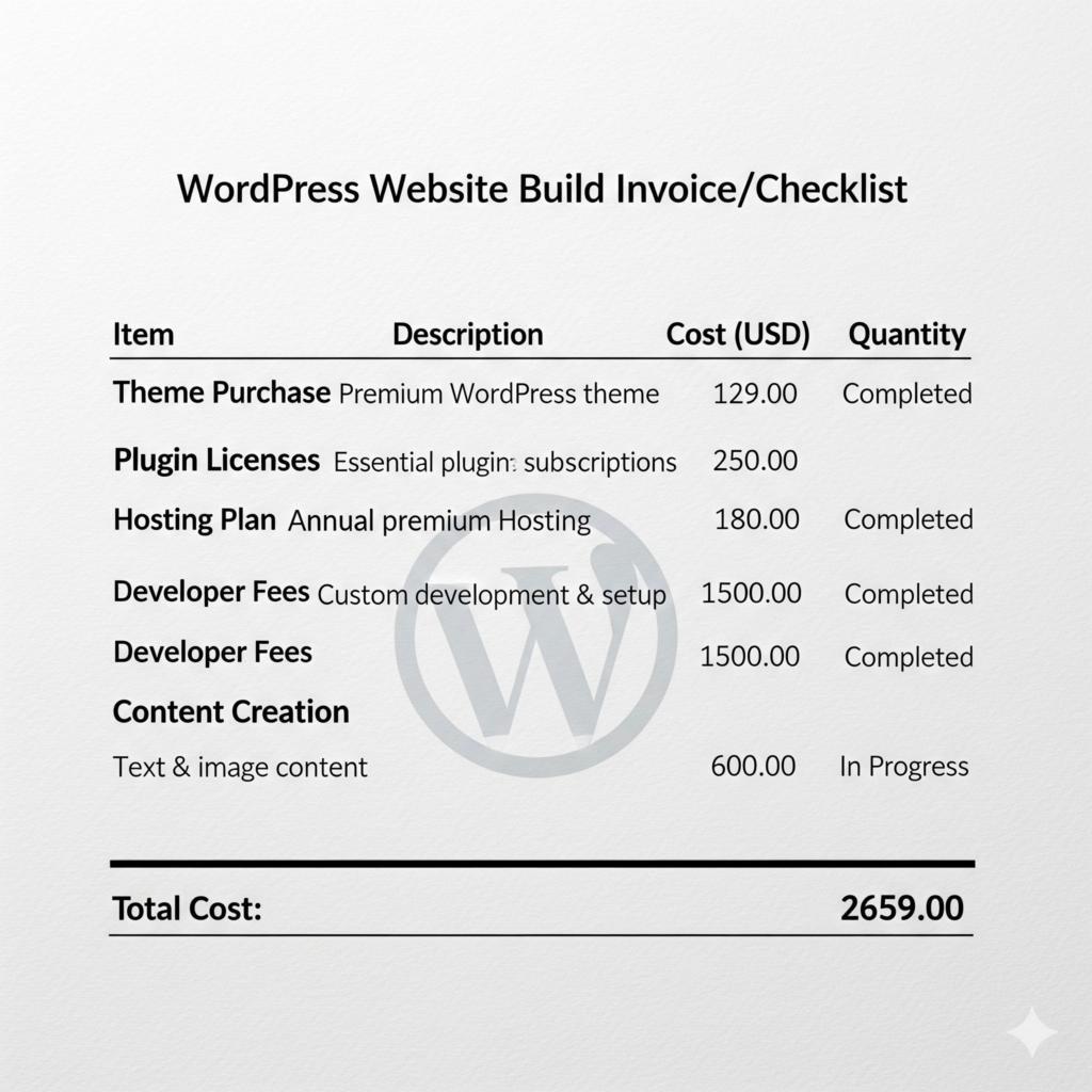 how much does a website cost