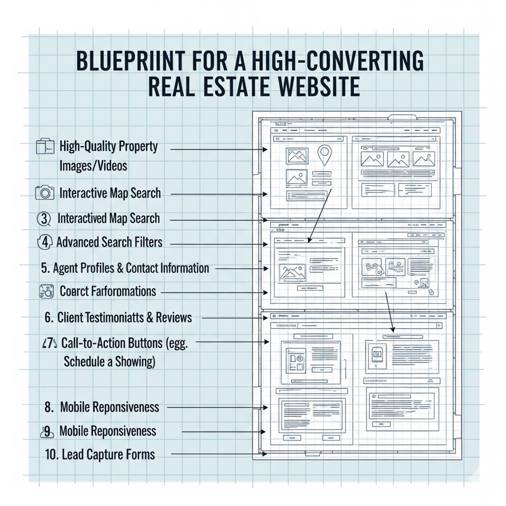 real estate website design