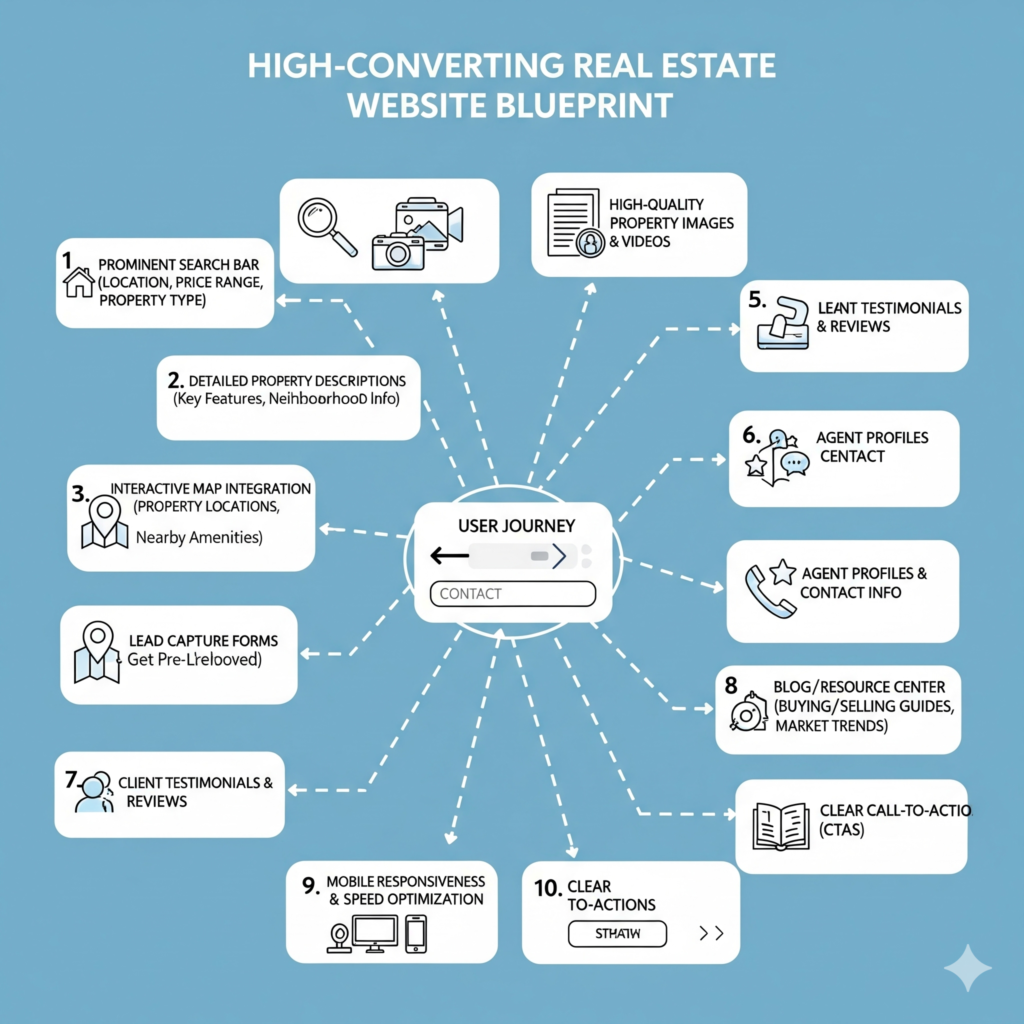 real estate website design