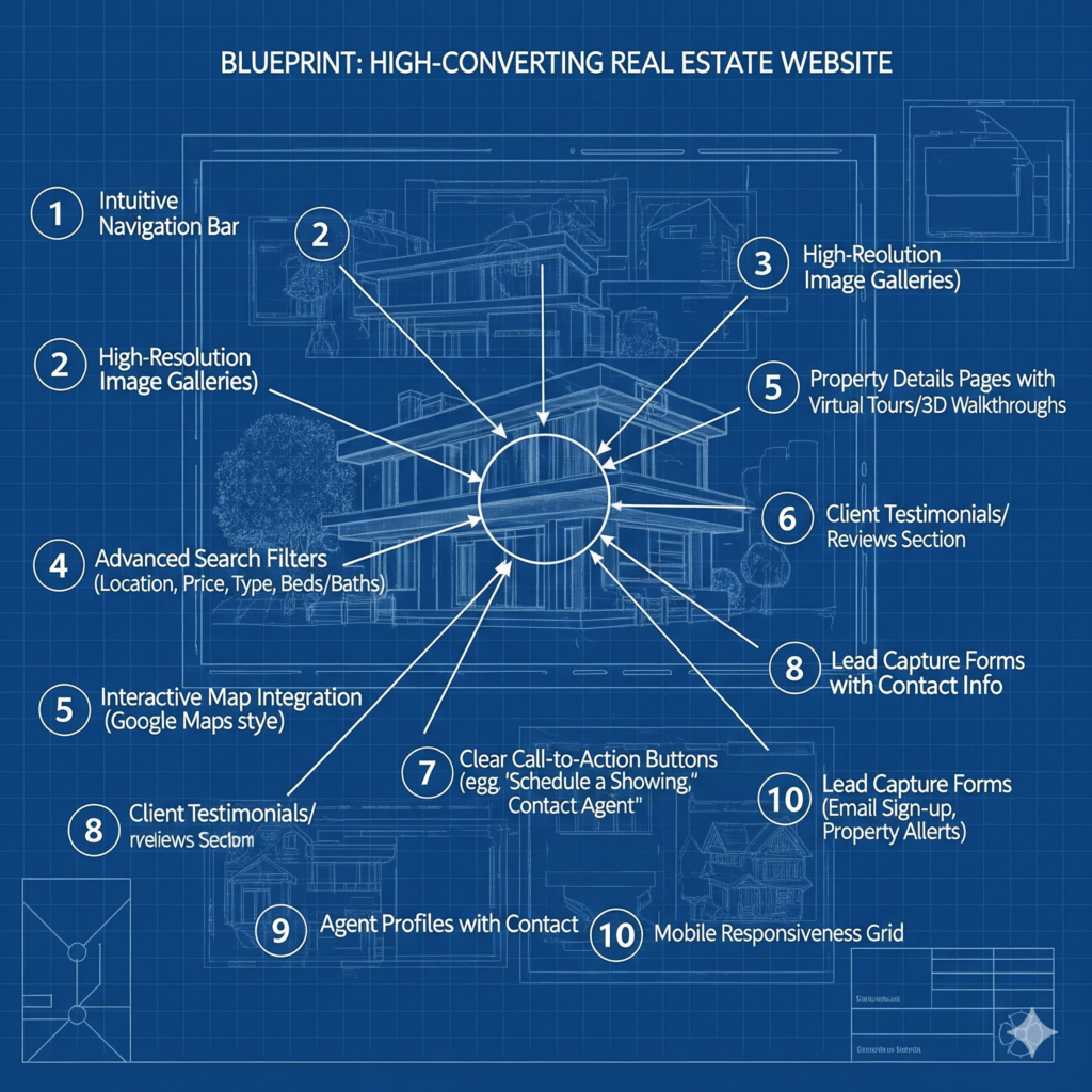 real estate website design