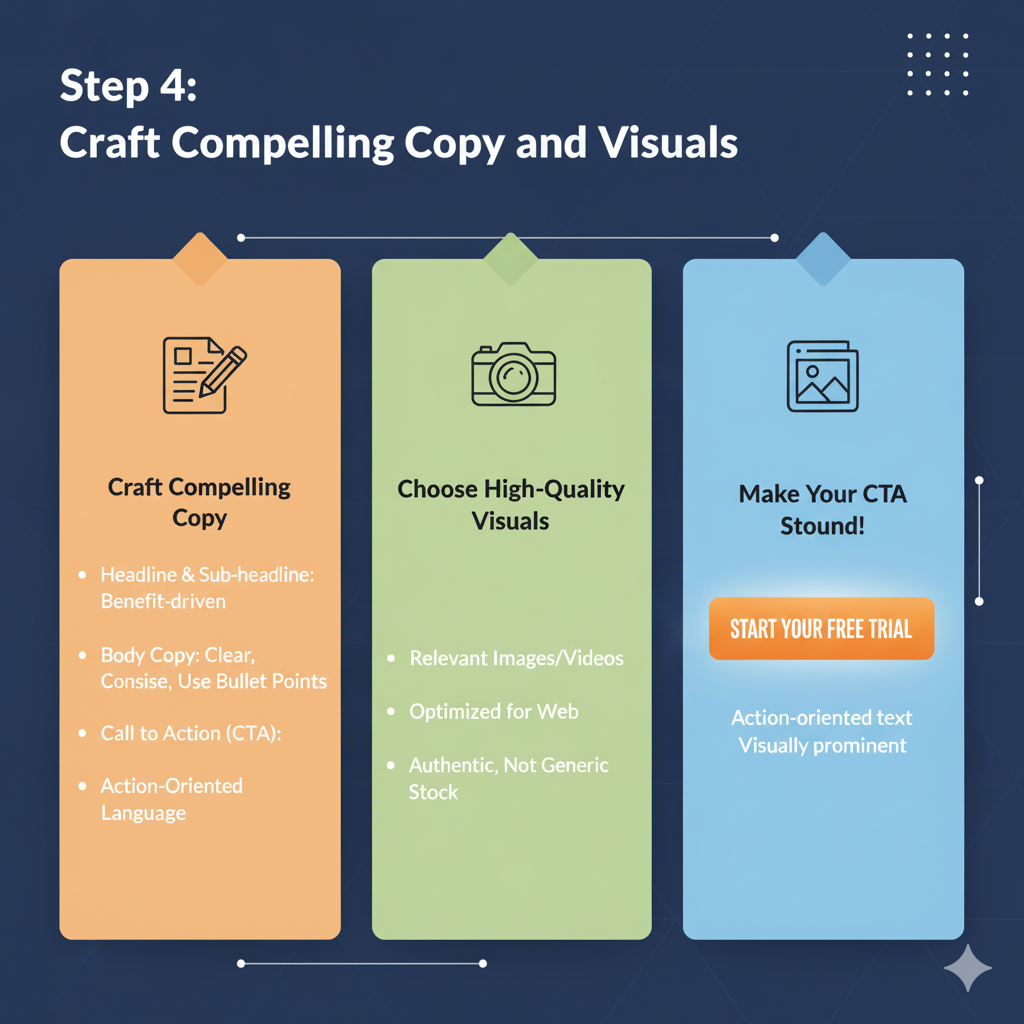 create landing page WordPress